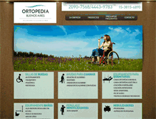 Tablet Screenshot of ortopediabuenosaires.com